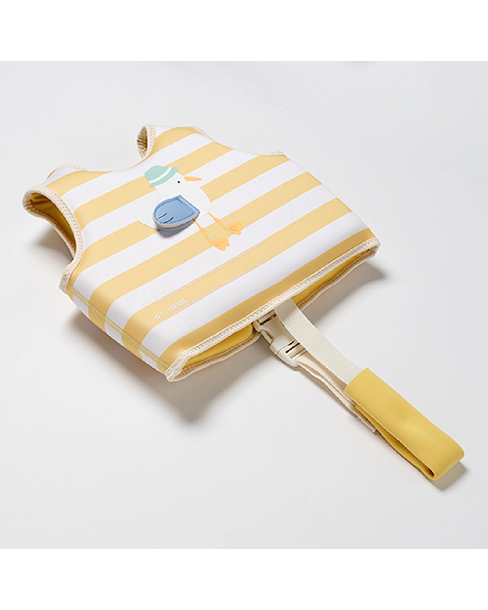 Sunnylife Kids Swim Vest 1-2 Sammy the Seagull Mustard Stripe