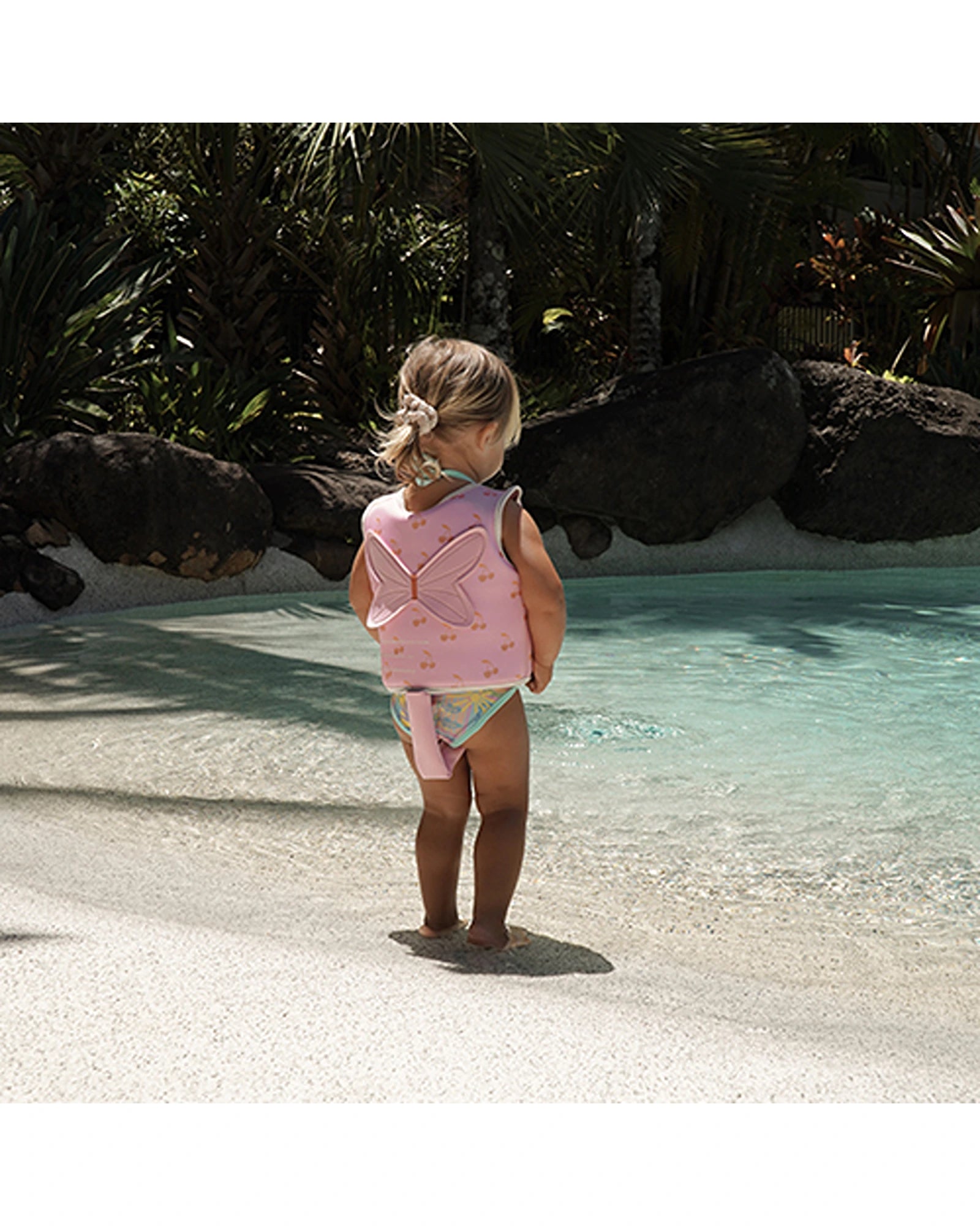 Sunnylife Kids Swim Vest 2-3 Cotton Candy Cherry