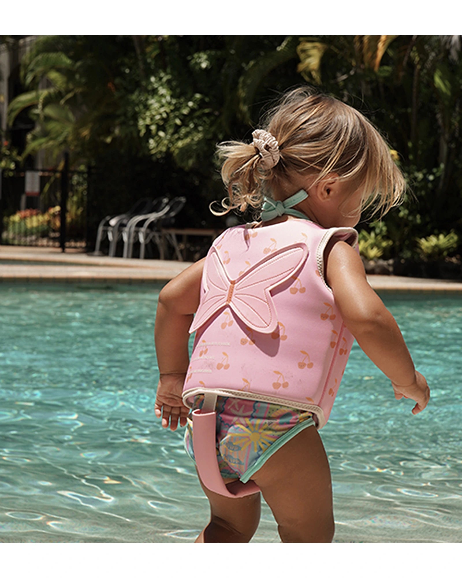 Sunnylife Kids Swim Vest 2-3 Cotton Candy Cherry