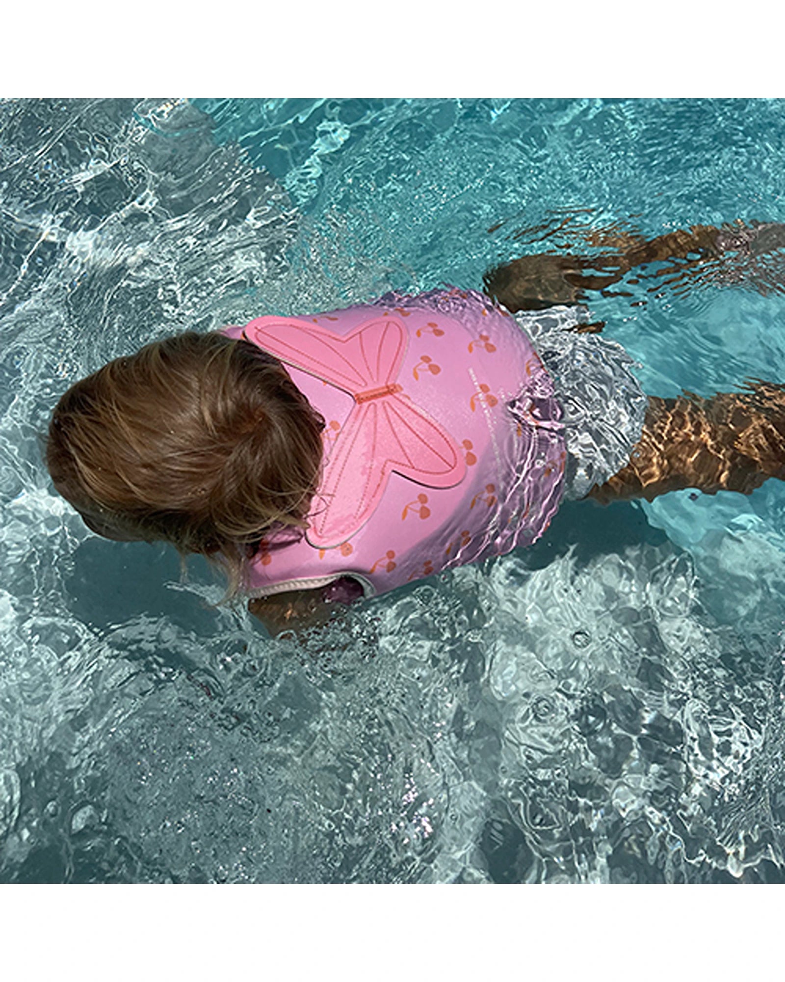 Sunnylife Kids Swim Vest 3-6 Cotton Candy Cherry