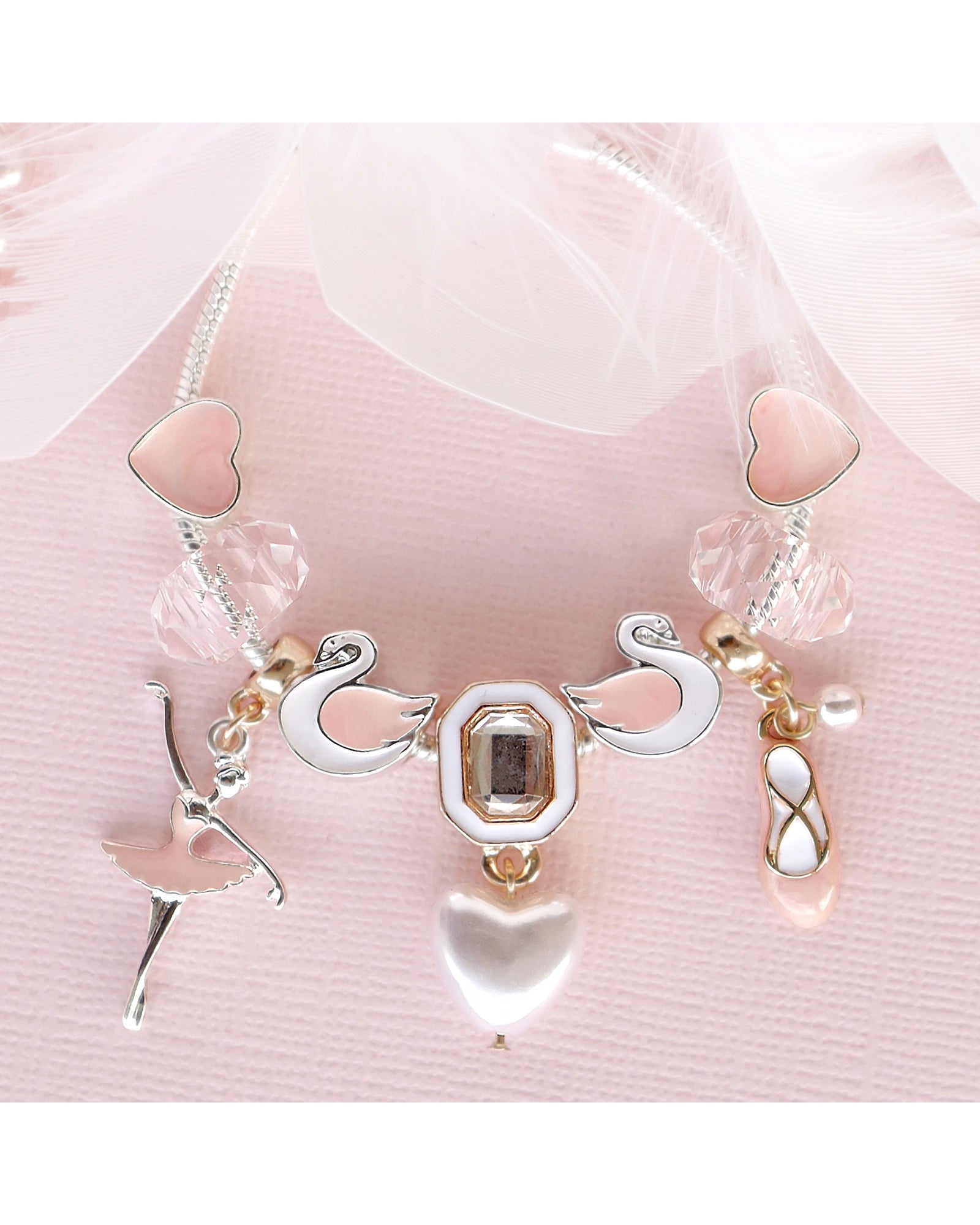 Swan Lake Charm Bracelet