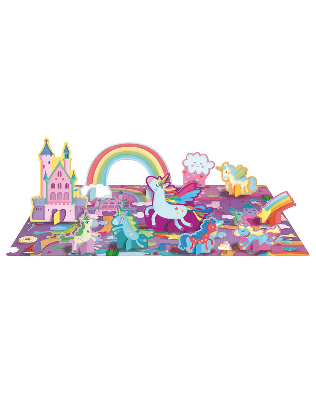 Sassi – 3D Puzzle and Book - Unicorns