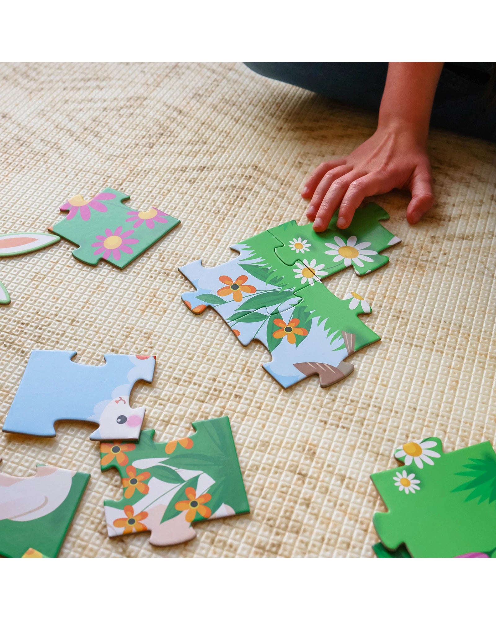 Sassi Learn all about The Flowers 3D Puzzle and Book Set 40 Pieces