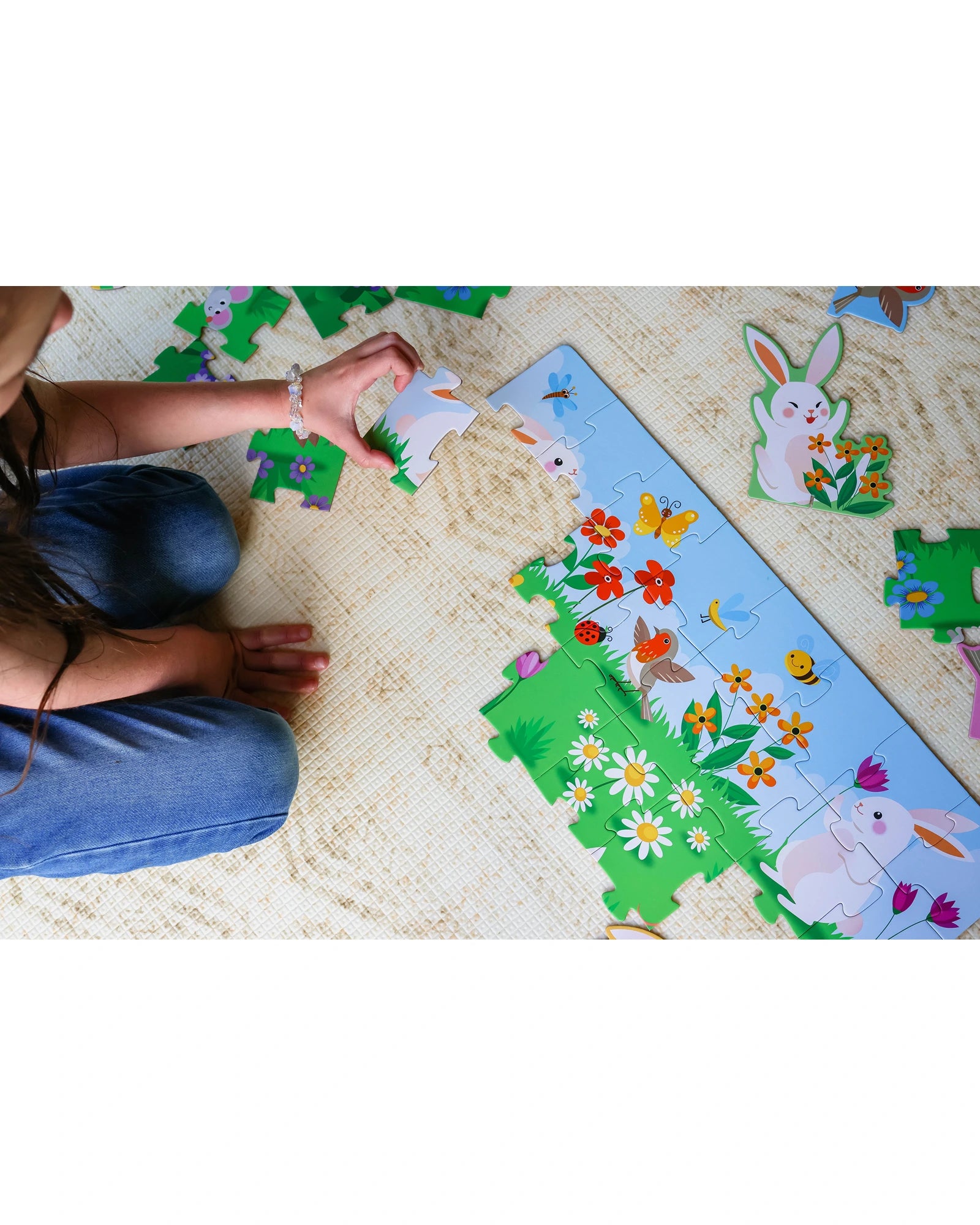 Sassi Learn all about The Flowers 3D Puzzle and Book Set 40 Pieces