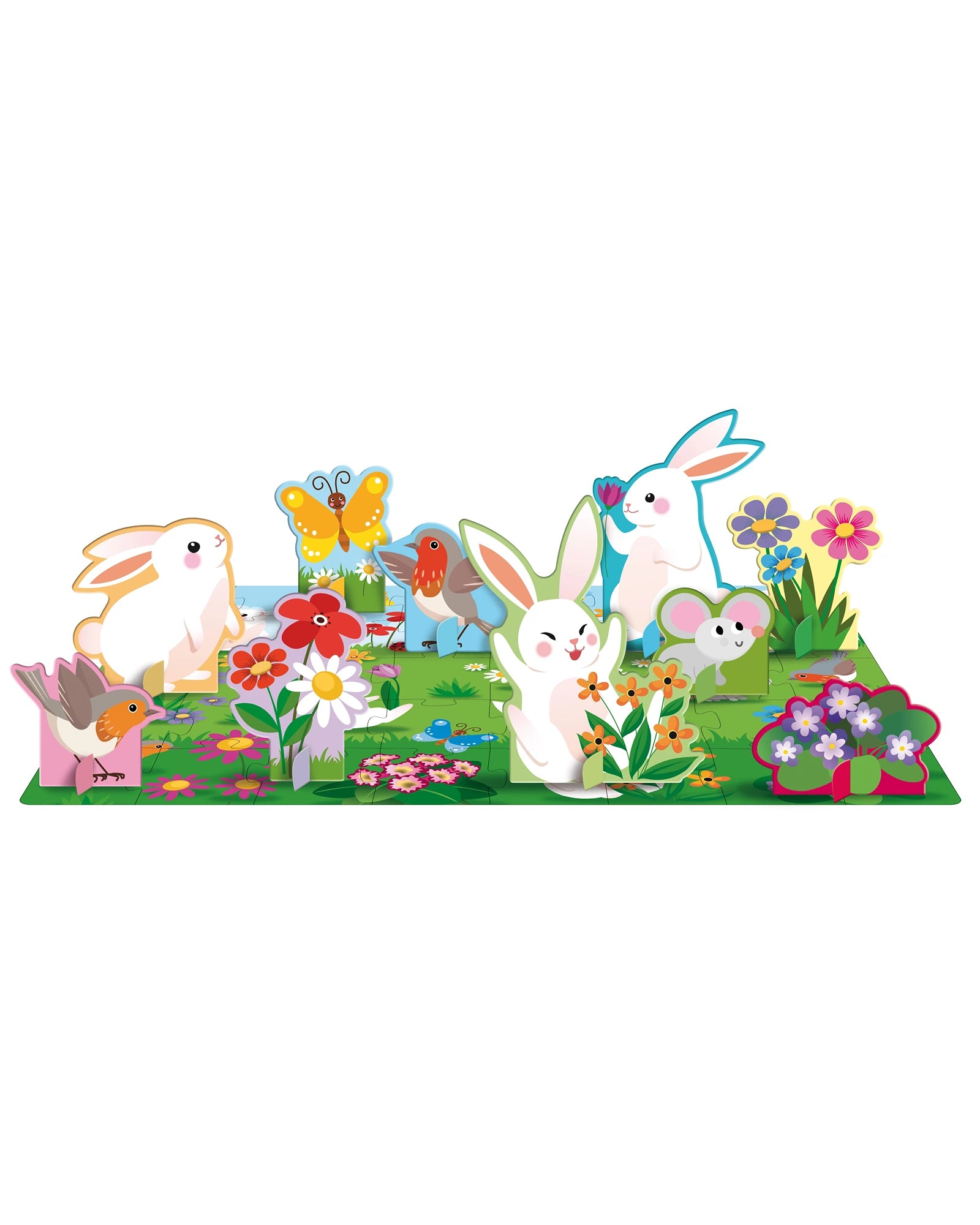 Sassi Learn all about The Flowers 3D Puzzle and Book Set 40 Pieces