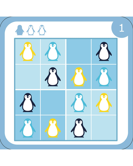 Sassi Penguins and Numbers Memory Matching Game