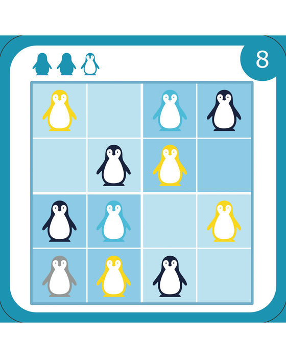 Sassi Penguins and Numbers Memory Matching Game