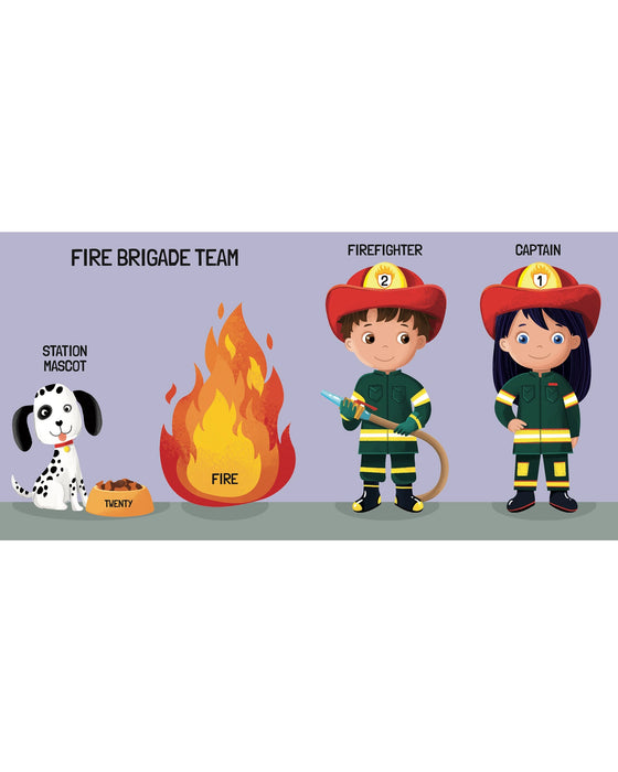 Sassi Firefighters 3D 40 Piece Puzzle and Book Set