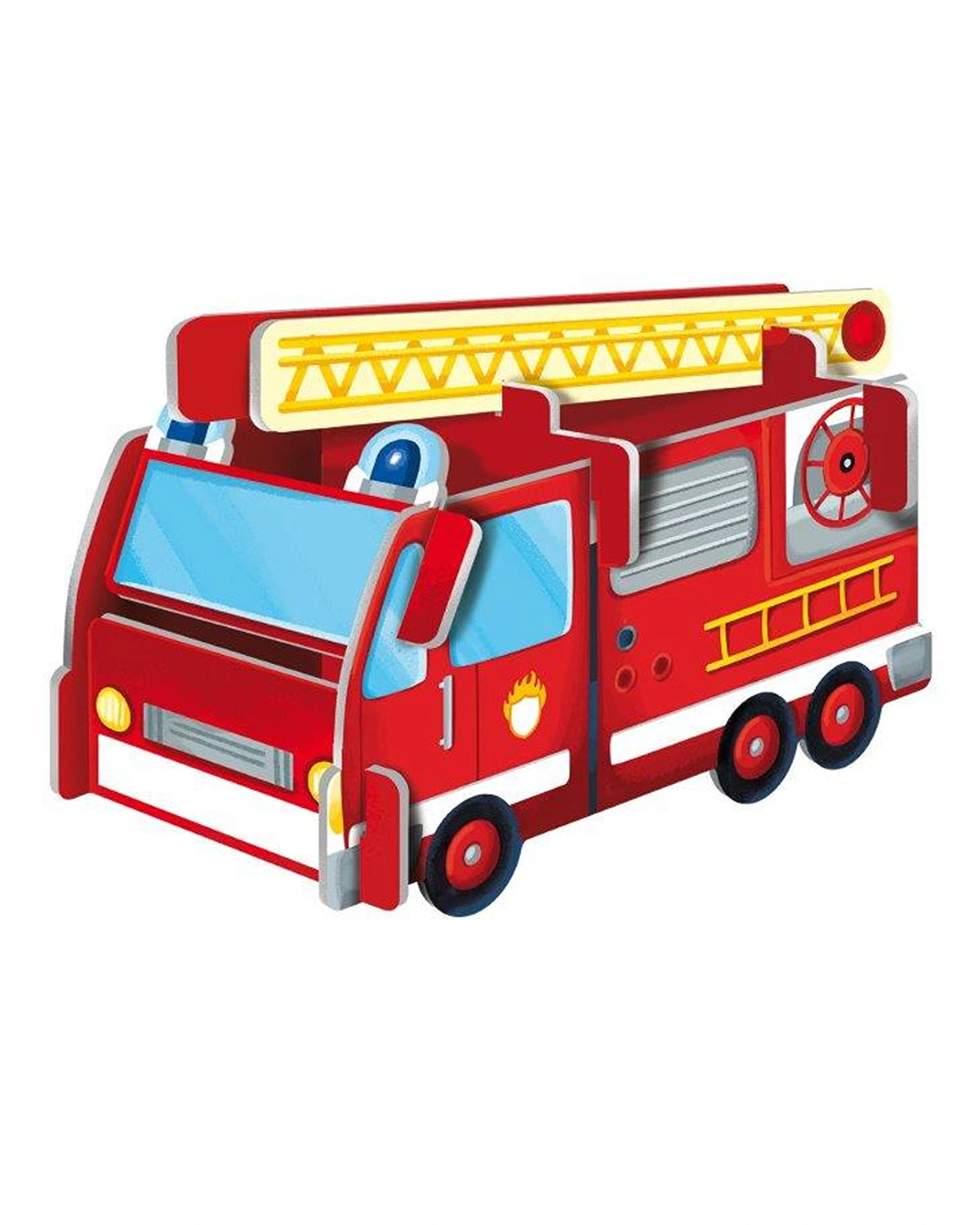 Sassi – 3D Puzzle and Book - Firefighters