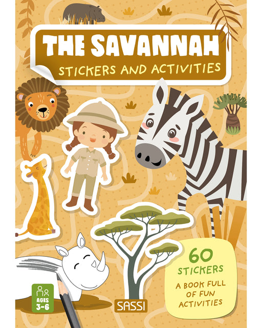 Sassi Sticker and Activity Book The Savannah