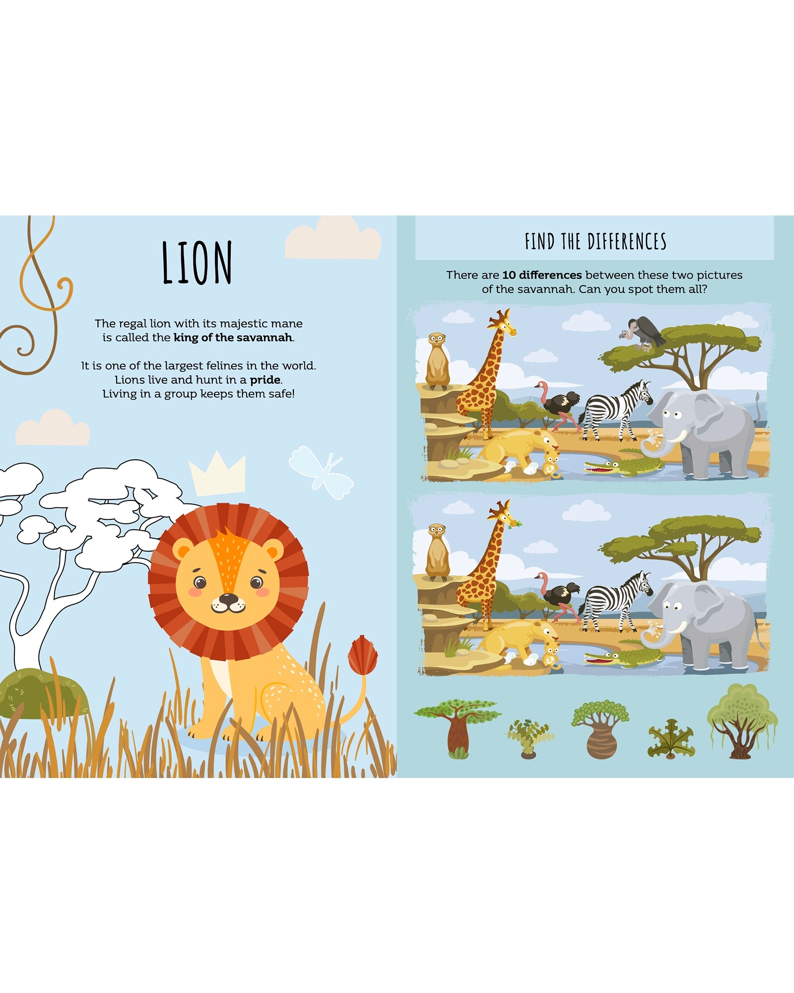Sassi Sticker and Activity Book The Savannah
