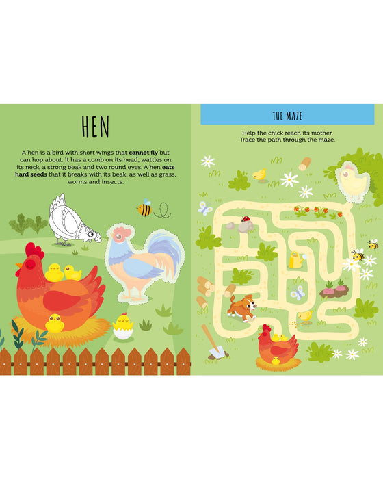 Sassi Sticker and Activity Book The Farm