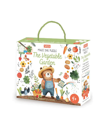 Sassi Magic Water Puzzle & Book Veggie Garden