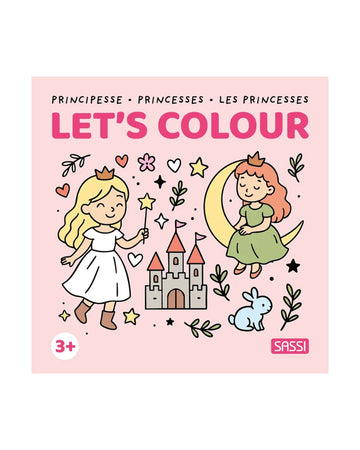 Sassi Colouring Book Square - Princesses