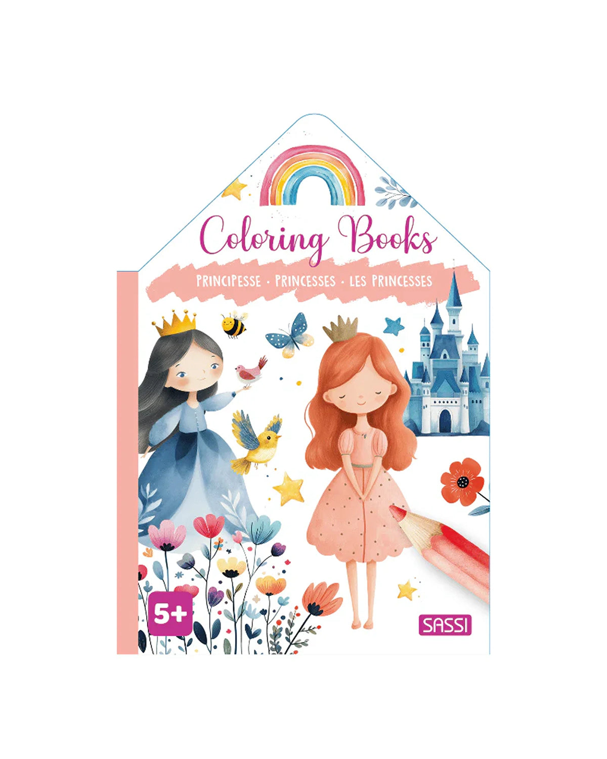 Sassi Colouring Book House - Princesses