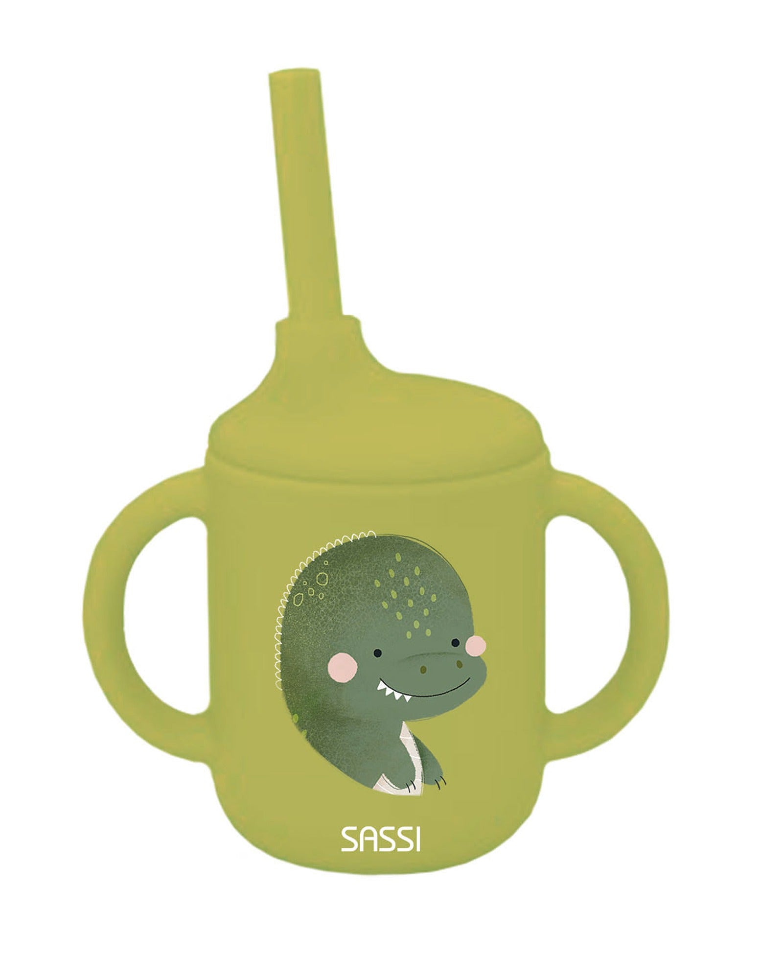 Sassi Silicone Sippy Cup Set Cracky The Dinosaur
