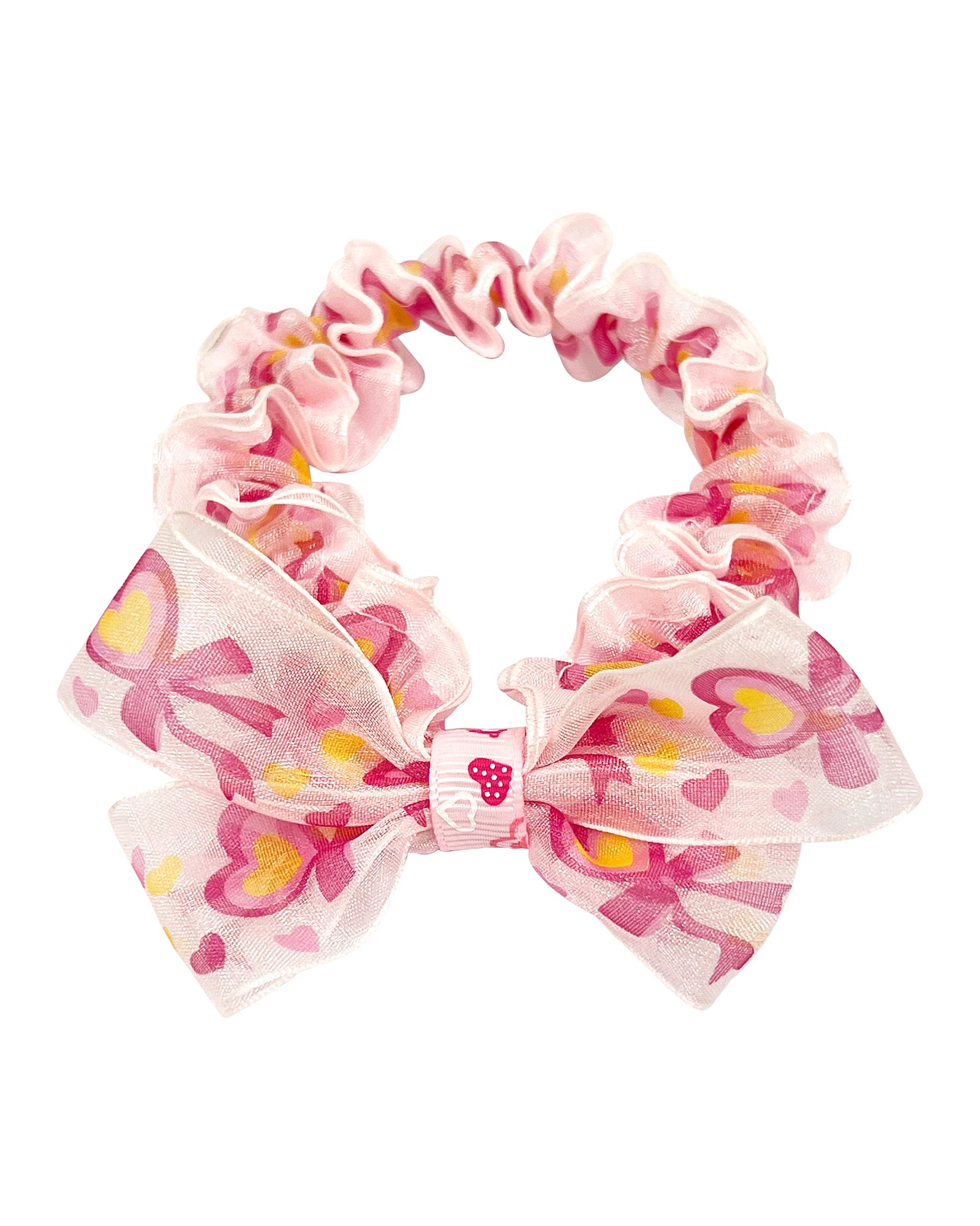 Pink Poppy Printed Scrunchie - Assorted