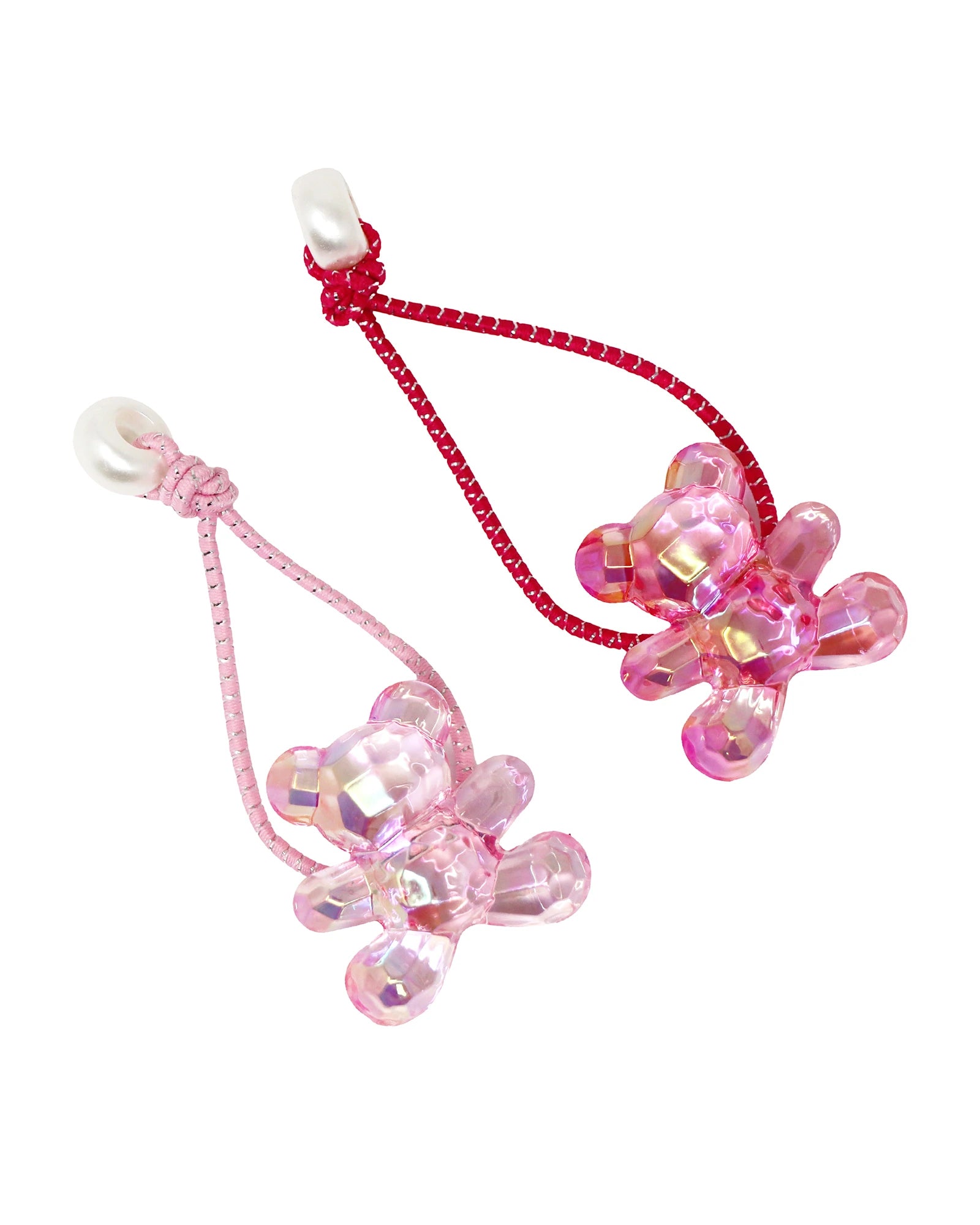 Teddy Bear Hair Elastics - Assorted