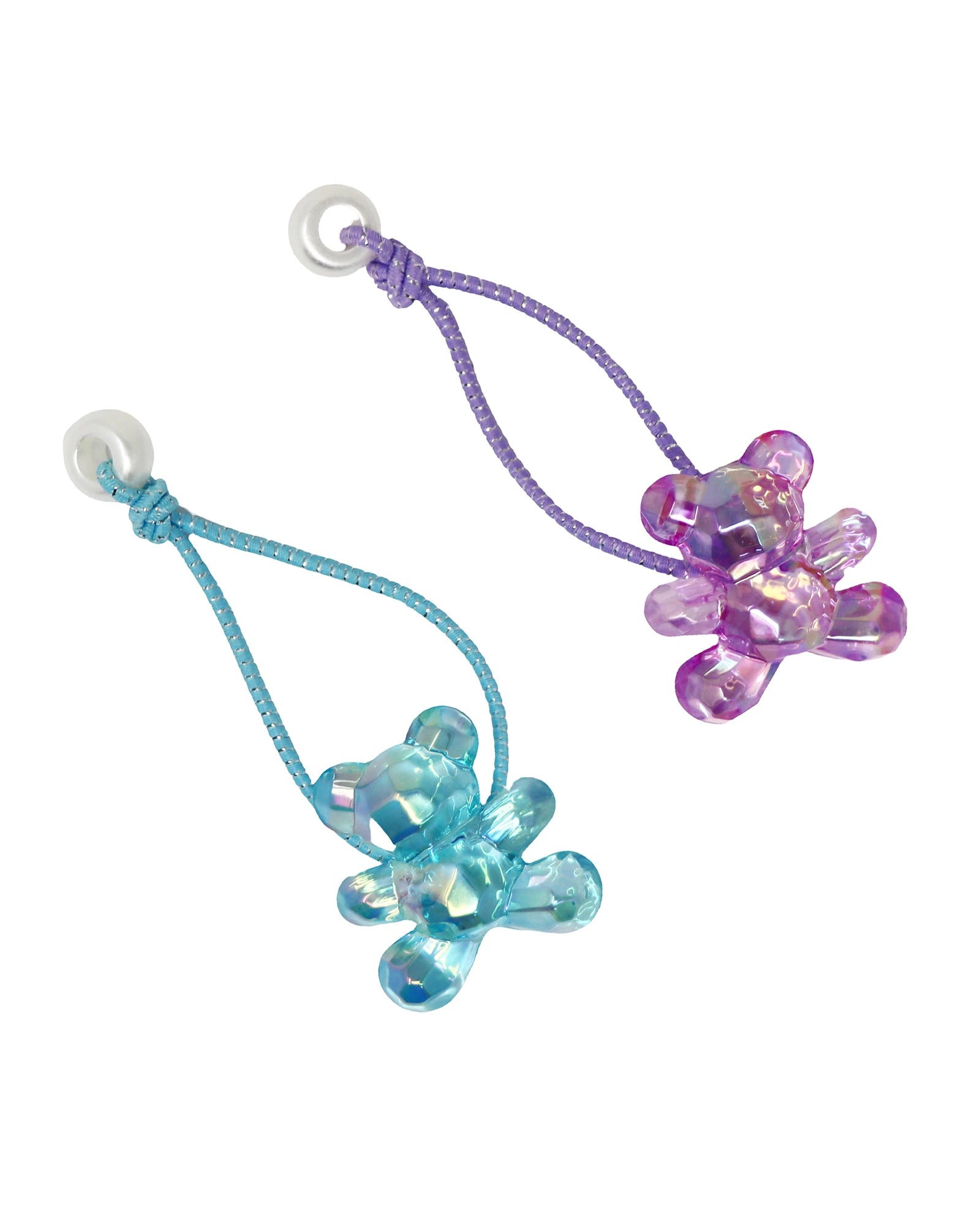 Teddy Bear Hair Elastics - Assorted