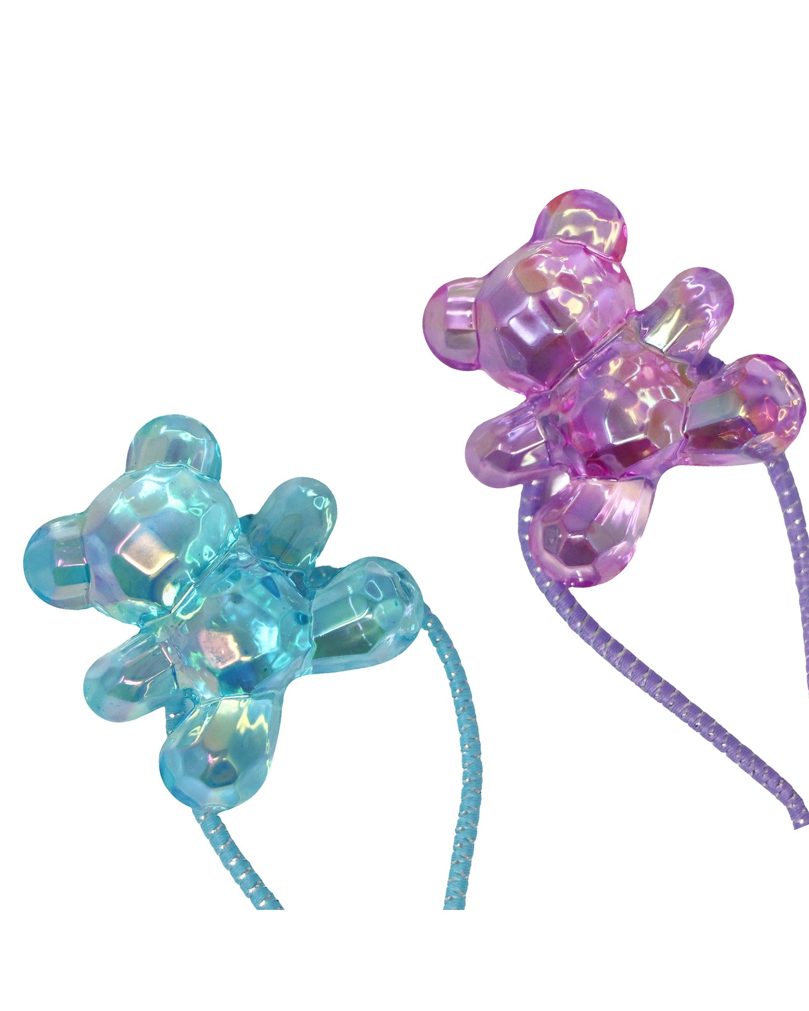 Teddy Bear Hair Elastics - Assorted