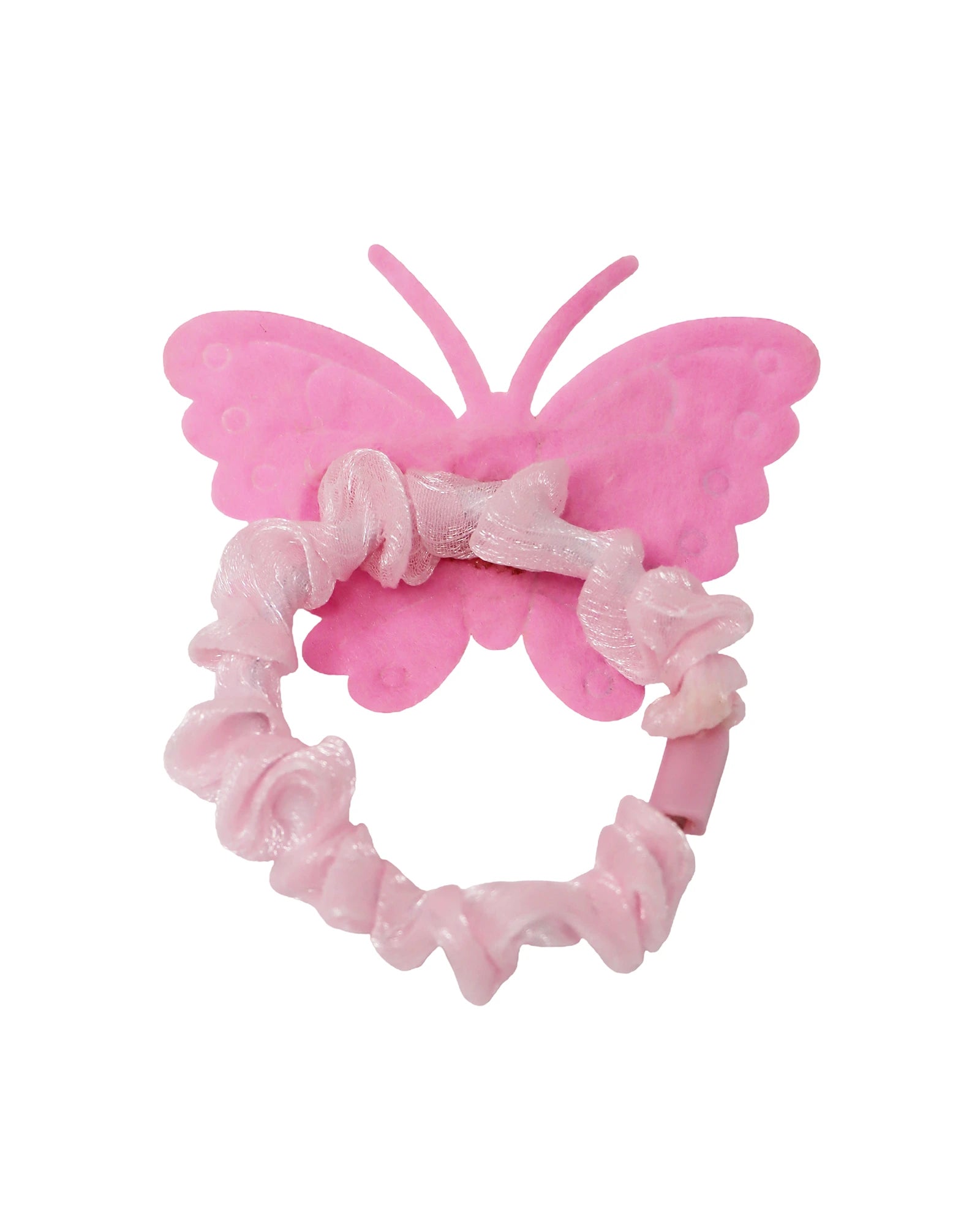 Rainbow Butterfly Scrunchie