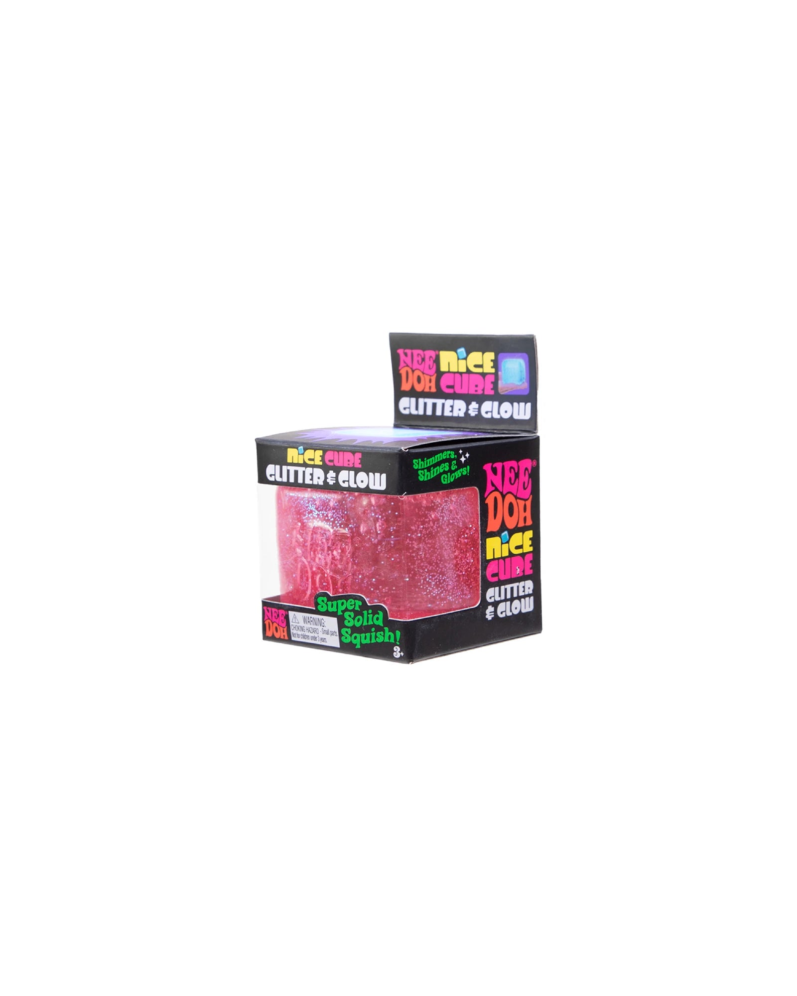 NeeDoh Nice Cube Glitter & Glow - Assorted