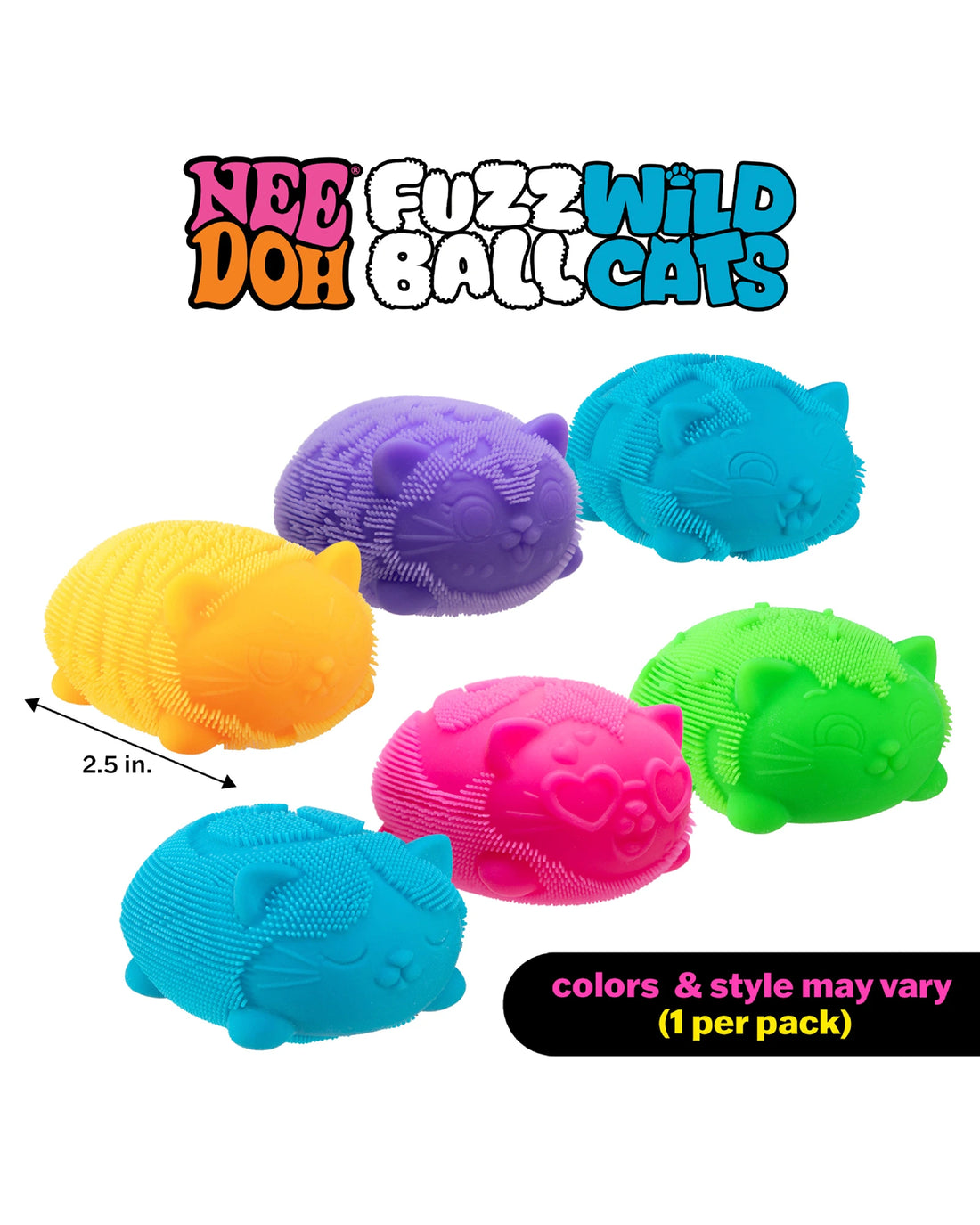 Fuzz Ball Wild Cats Assorted