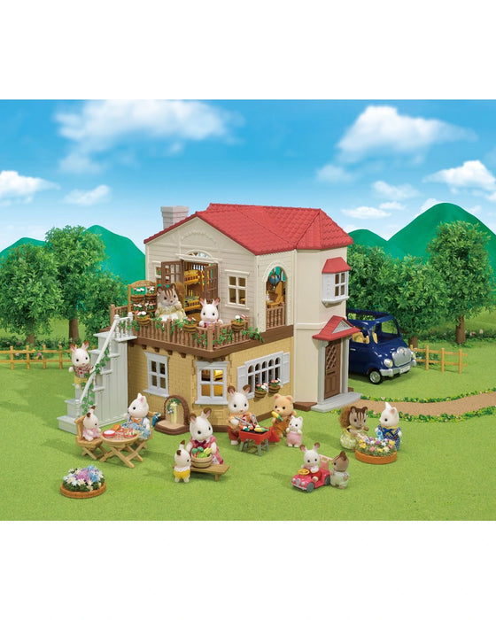 Sylvanian Families Red Roof Country Home with Attic