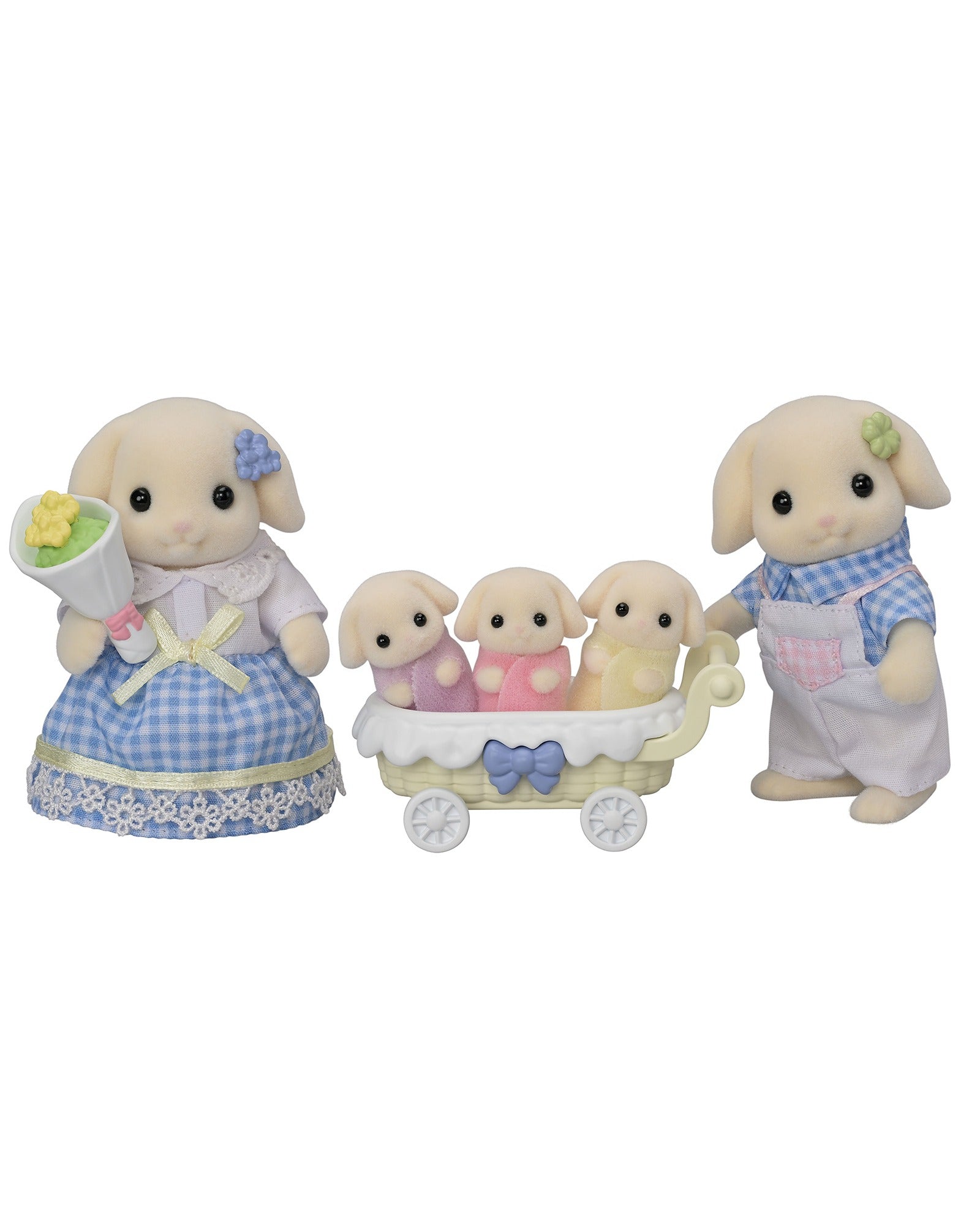 Sylvanian Families Flora Rabbit Family