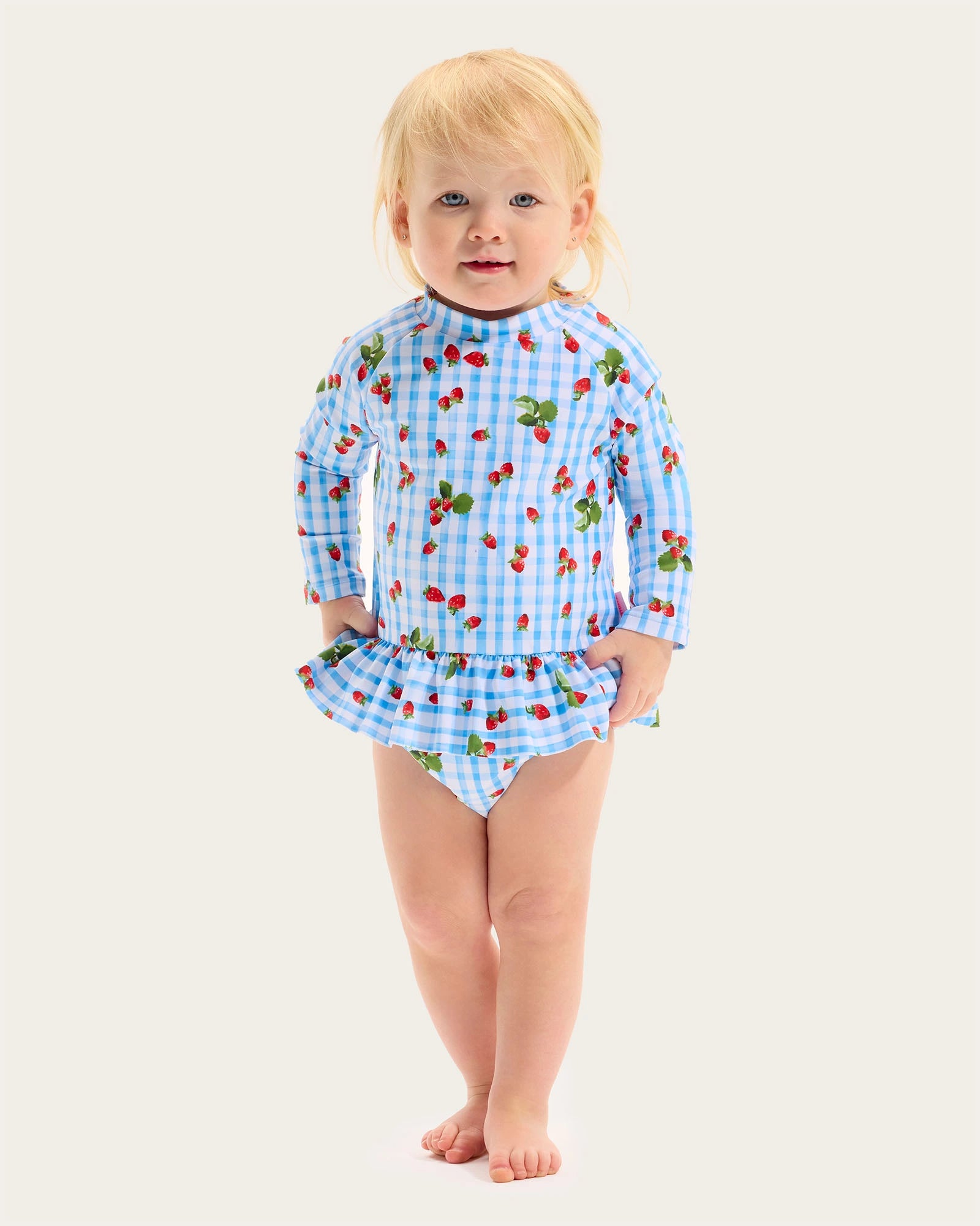 Seafolly Kids Beach Picnic Rashie Set