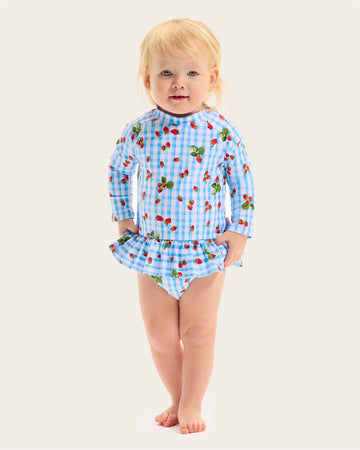 Seafolly Kids Beach Picnic Rashie Set