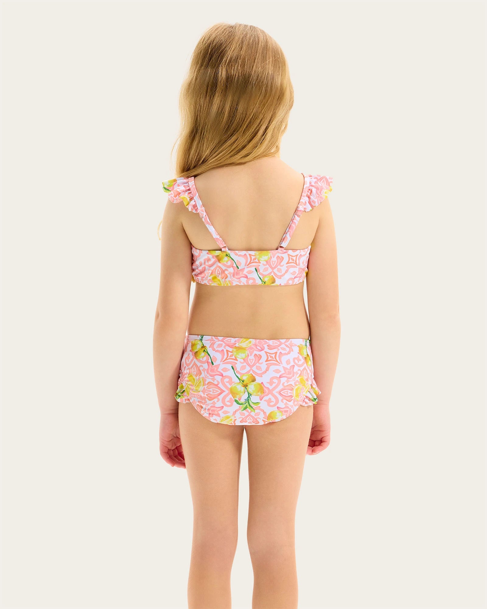 Seafolly Kids Lemon Tile Bikini Set
