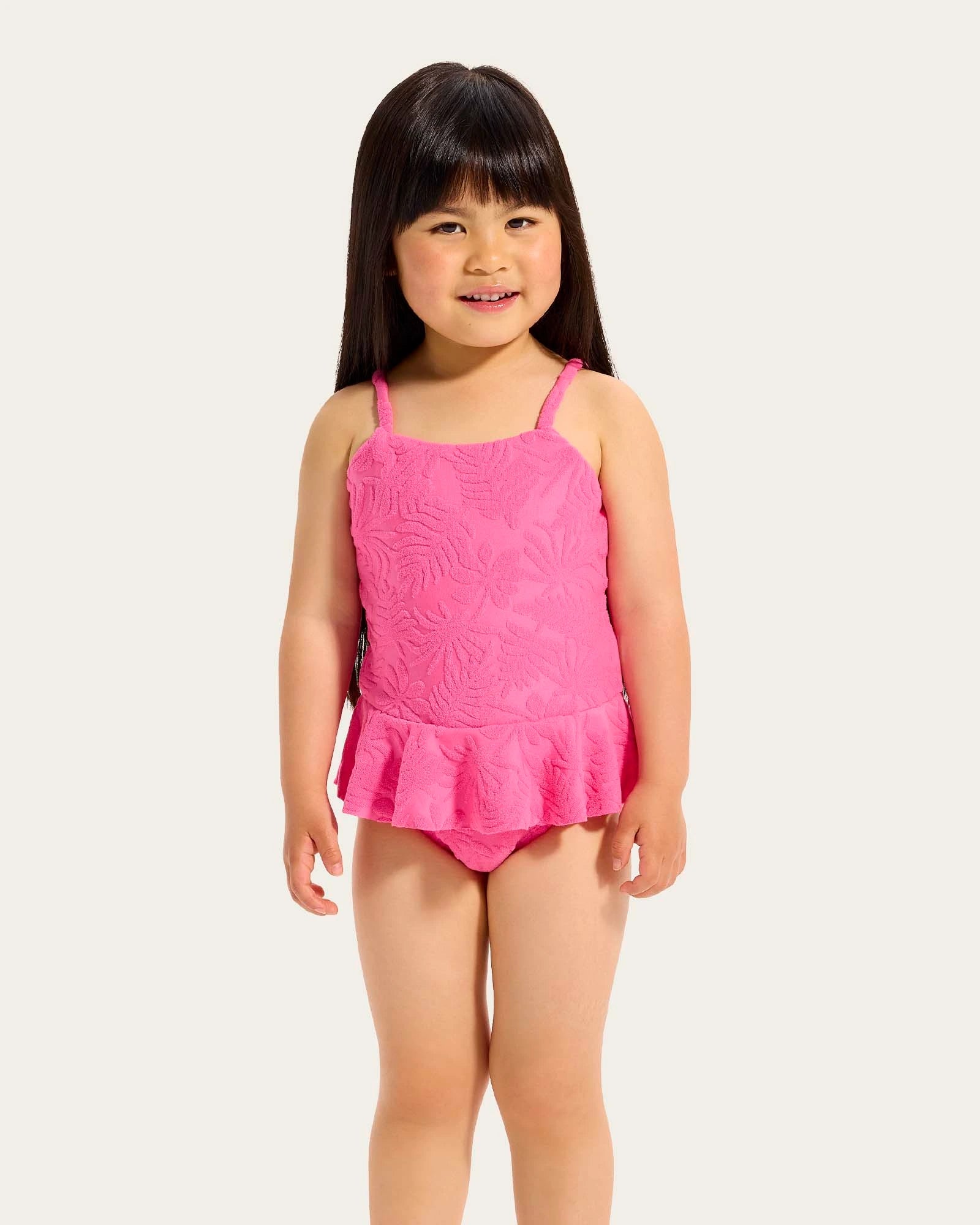 Terry One Piece - Candy Pink - Size 5