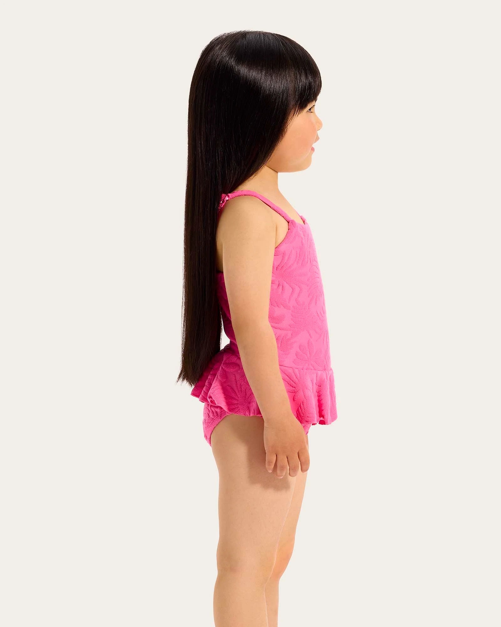 Terry One Piece - Candy Pink - Size 5