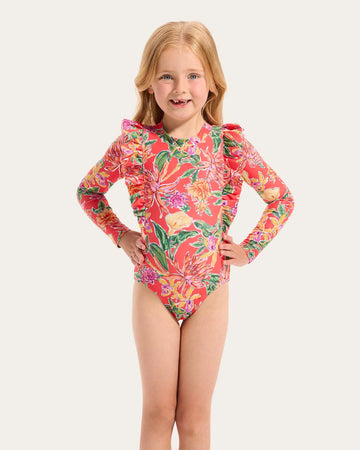 Hot House Melon Paddlesuit - Size 4