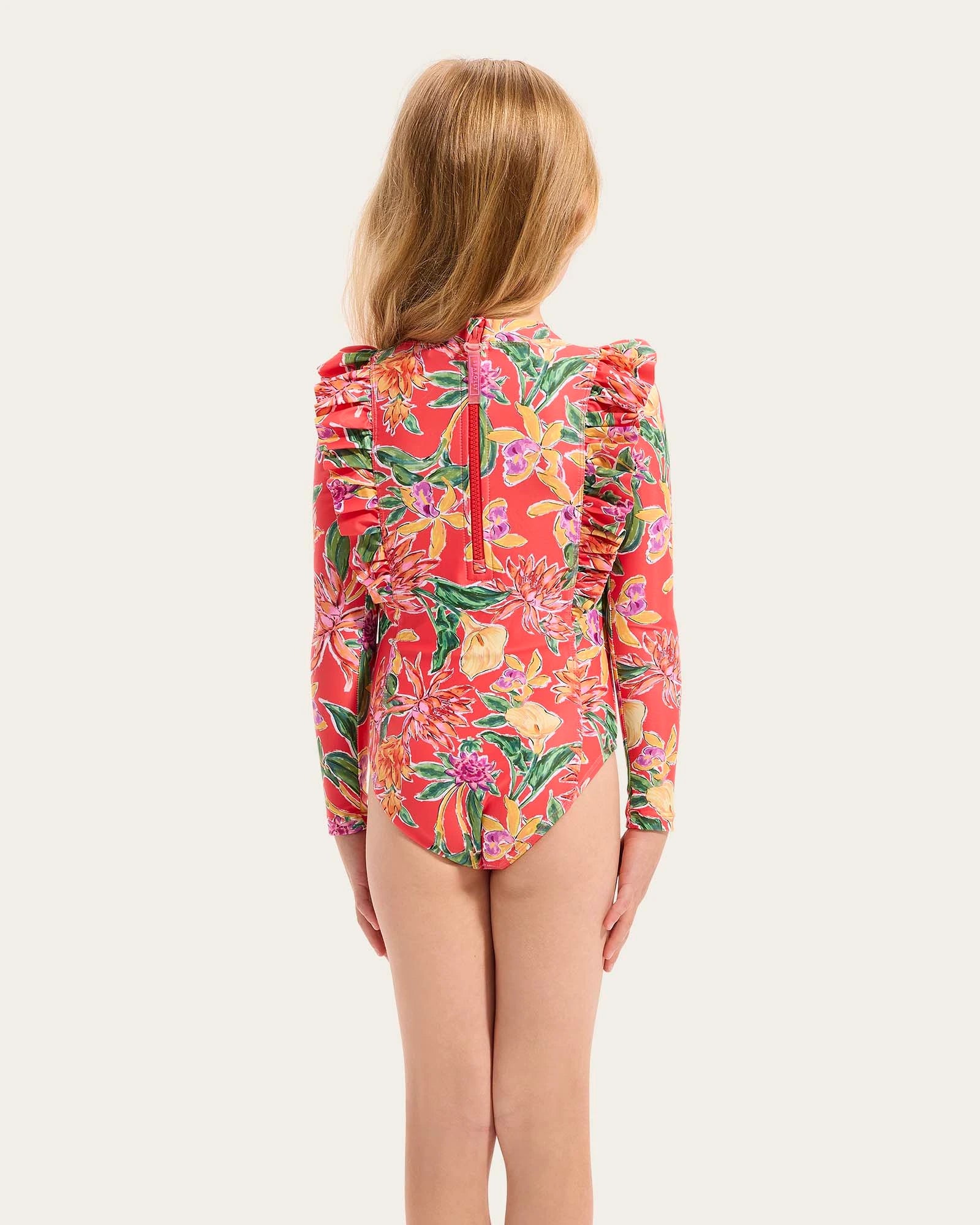 Hot House Melon Paddlesuit - Size 4