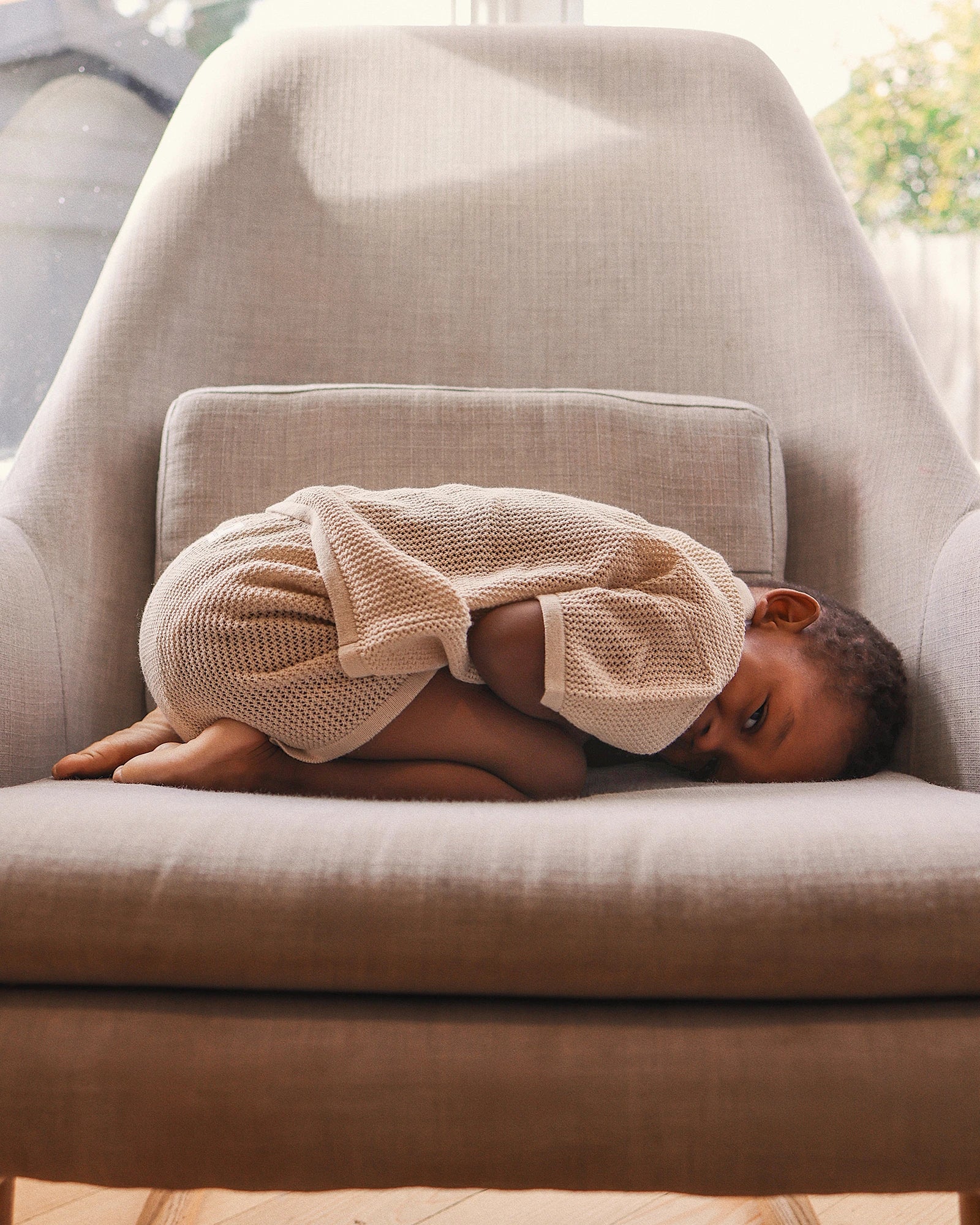 Kynd Baby Classic Mesh Knit Short Sleeve Shirt Shell - Size 000