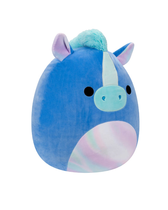 Squishmallows 12 Inch Romano Blue Hippocampus with Iridescent Belly