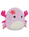 Squishmallows 7.5 Inch Cailey Pink Crab with Starfish Pin