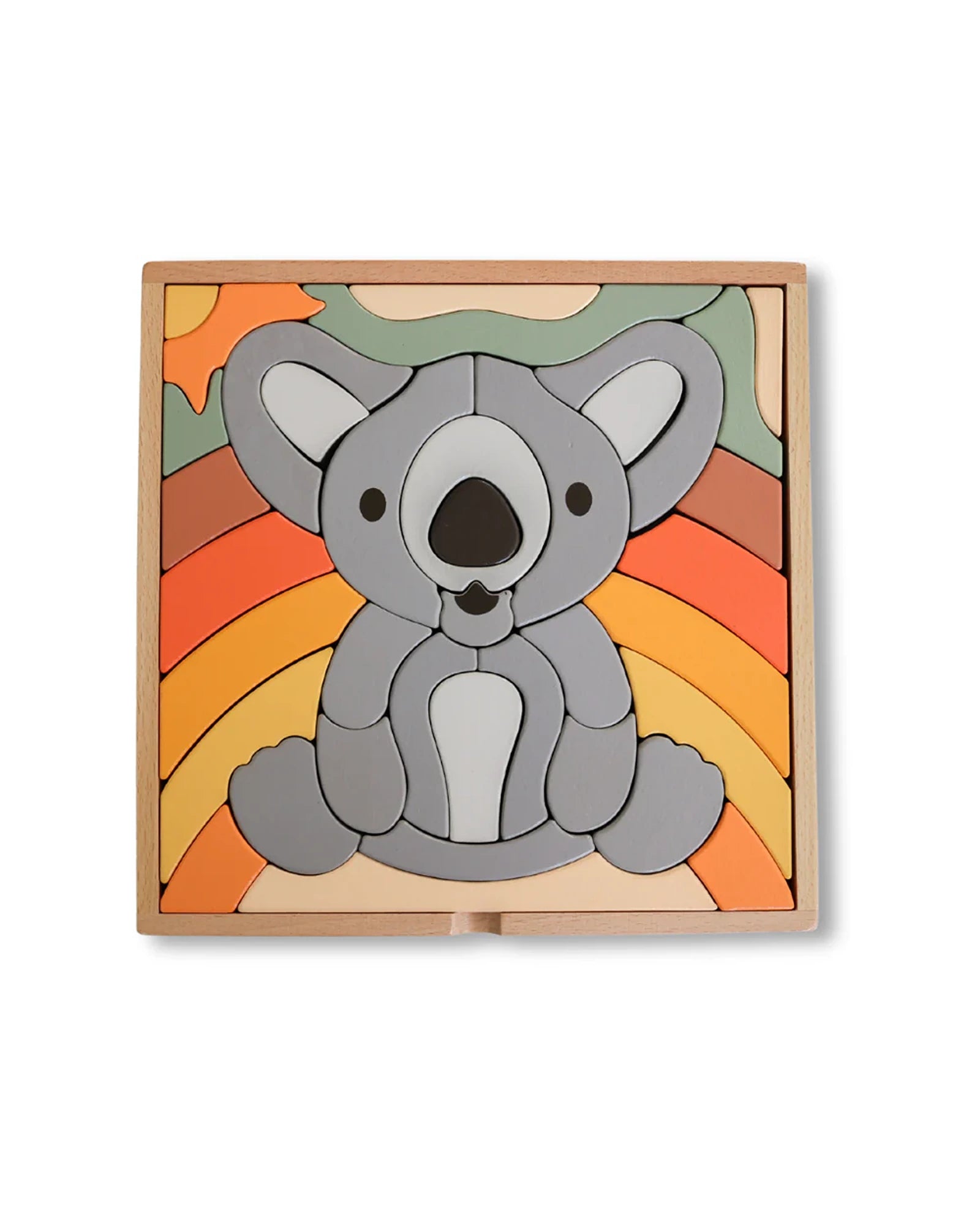 Stellavan & Papa - 3-in-1 Large Block Puzzle, Koala