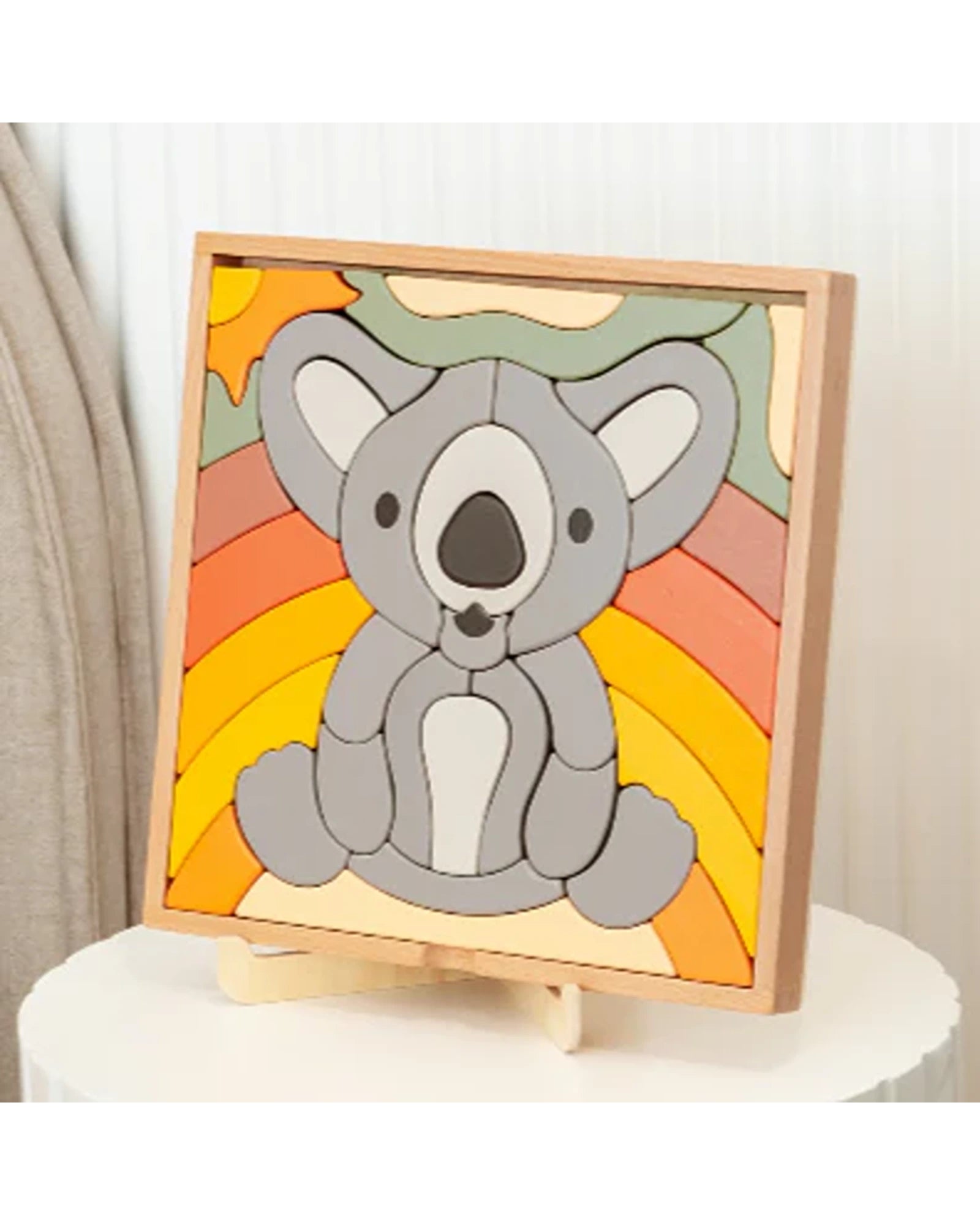 Stellavan & Papa - 3-in-1 Large Block Puzzle, Koala