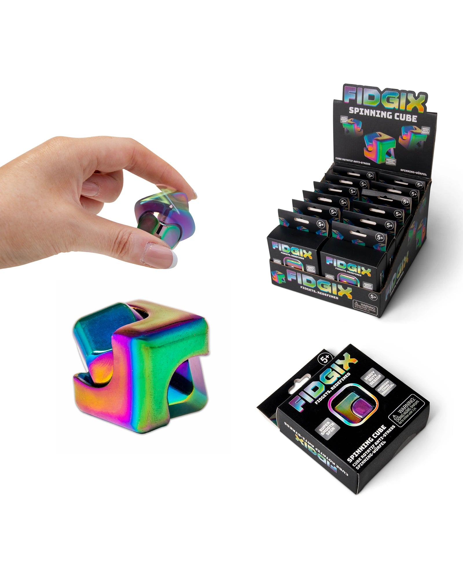 Fidgix Spinning Cube