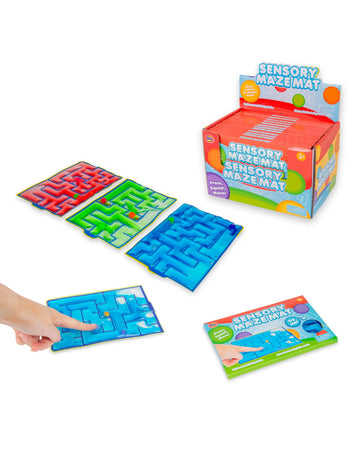 Fizz Fun Sensory Maze Mat - Assorted