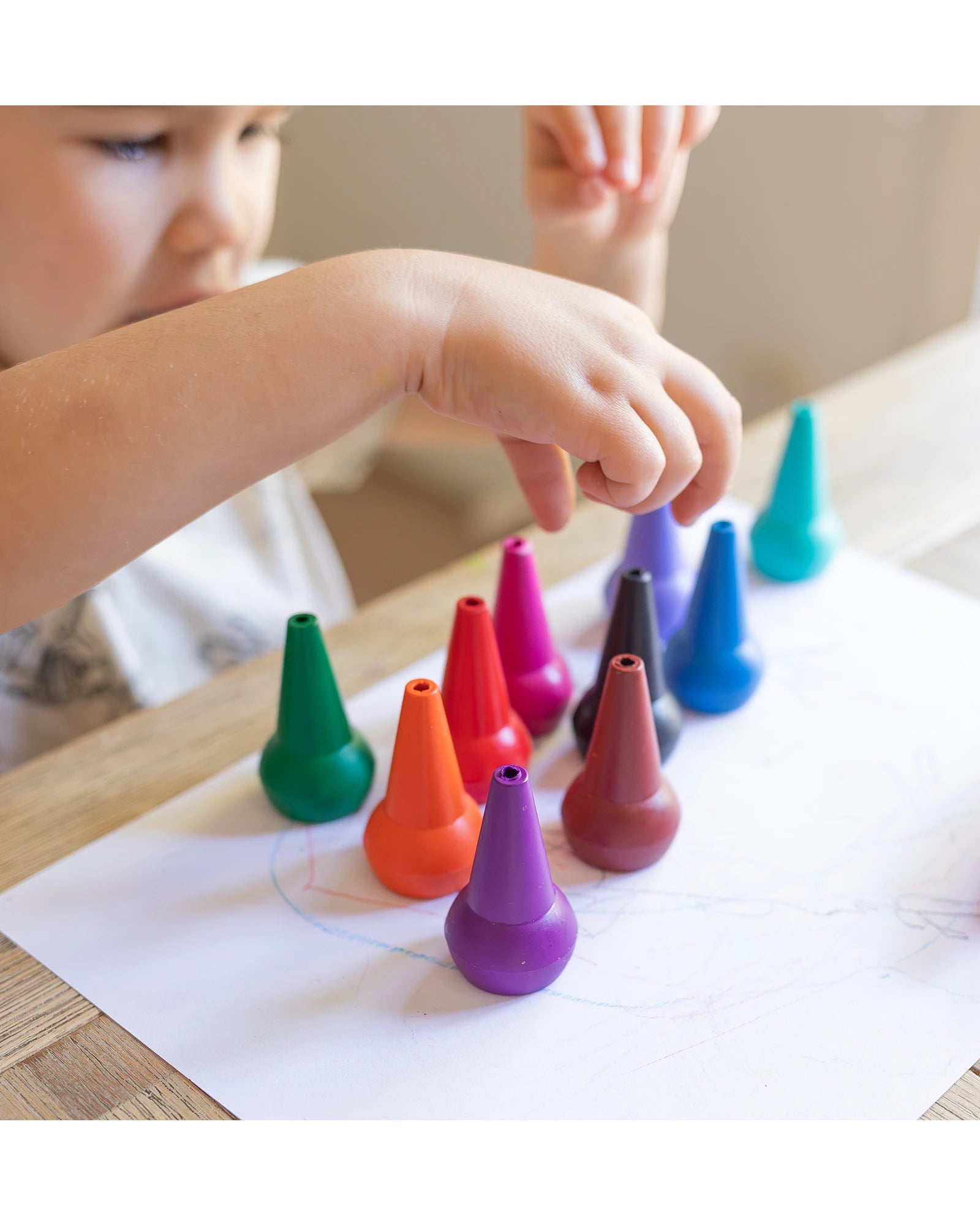 Stackable Crayons - Retro Rainbow