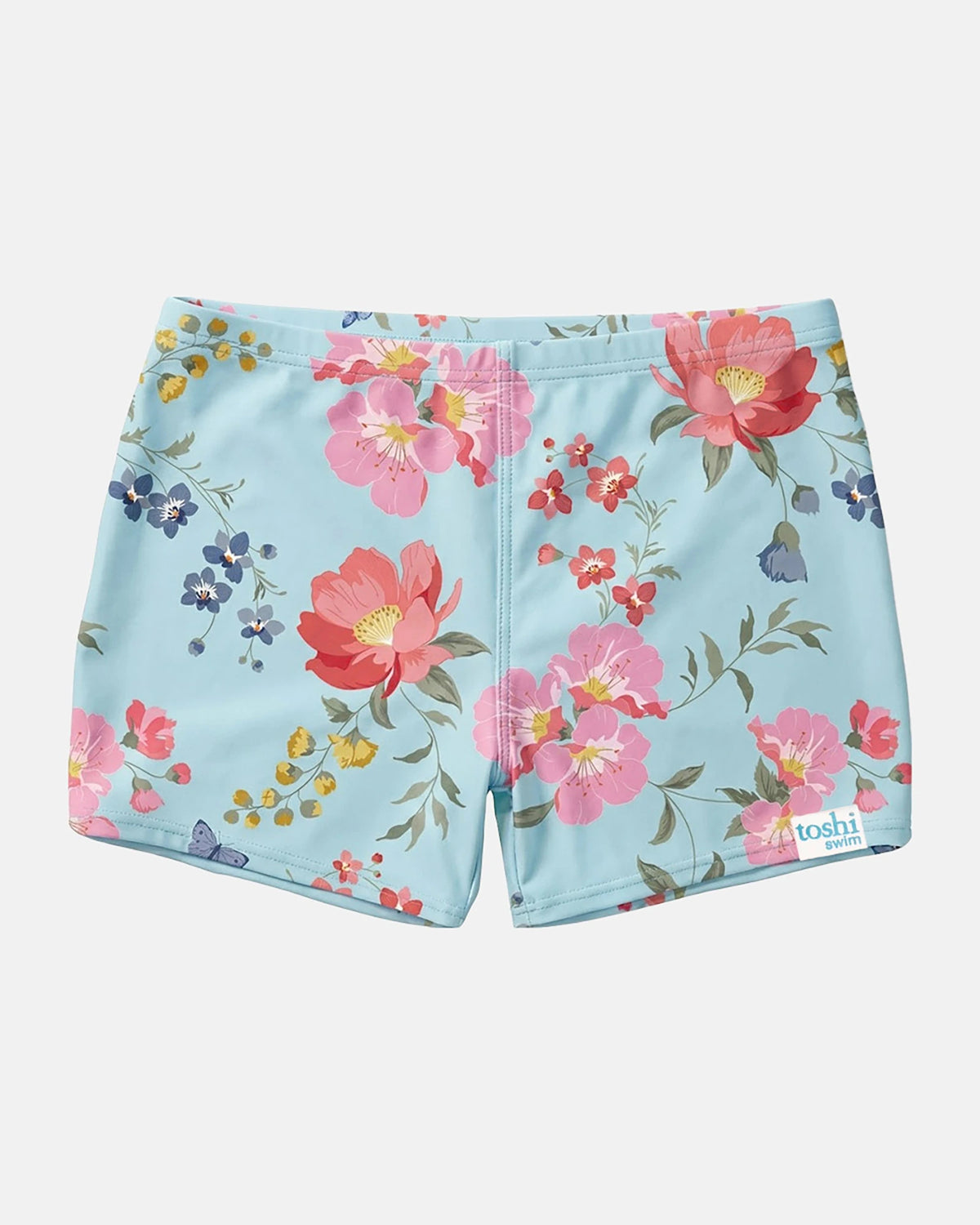 Swim Bike Shorts Twinkle, Aqua Garden, 3