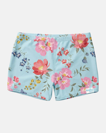 Swim Bike Shorts Twinkle, Aqua Garden, 3