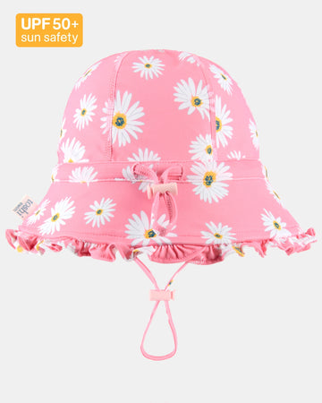 Toshi Swim Bell Hat Ripple - Daisy Watermelon XS