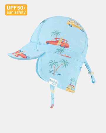 Toshi Swim Flap Cap Paradise - Swell Seekers Sky XS