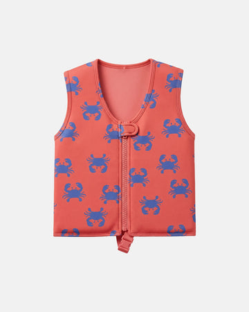 Swim Float Vest Pirate, Mud Crabs, 1 to 2 Years