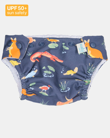 Toshi Swim Nappy Paradise - Kakadu Moonlight 1-2